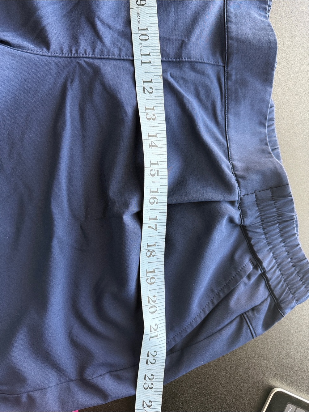 tek gear Navy High-Waist Pull-On Shorts - Picture 6 of 6